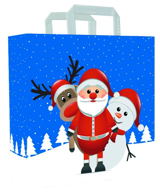 Paper Christmas bags - Christmas Friends